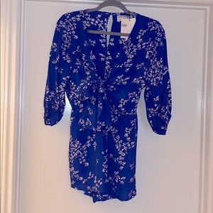 Faithfull The Brand cobalt blue romper